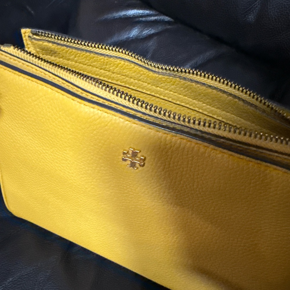 Yellow Leather Men's Bag